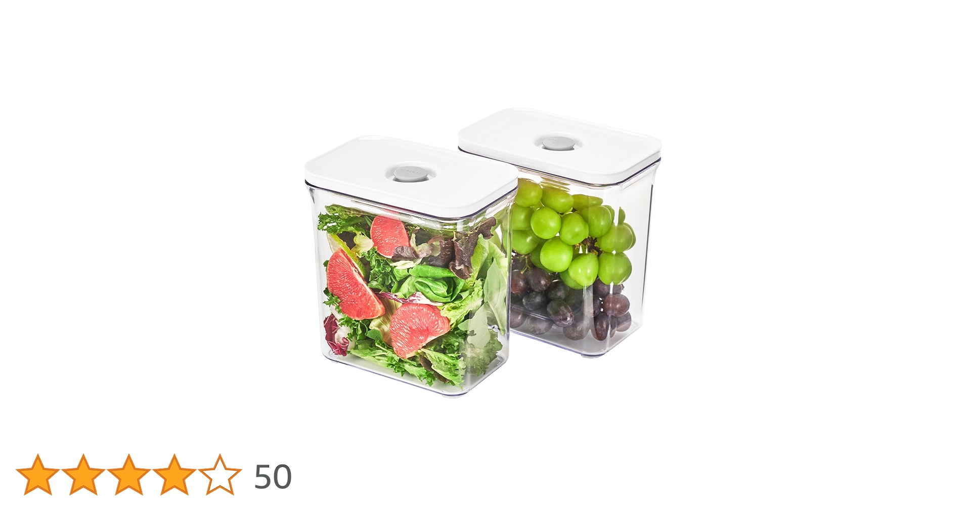 真空保存容器 RC0002 20L Amazon｜VAKUEN プレミアム真空保存容器 ミディアム2個セット